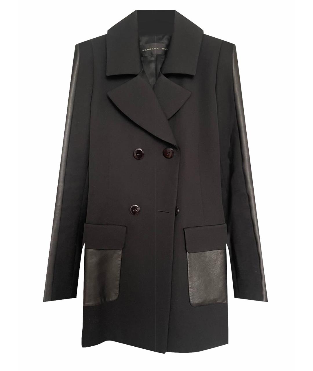 BARBARA BUI Черный шерстяной жакет/пиджак, фото 1