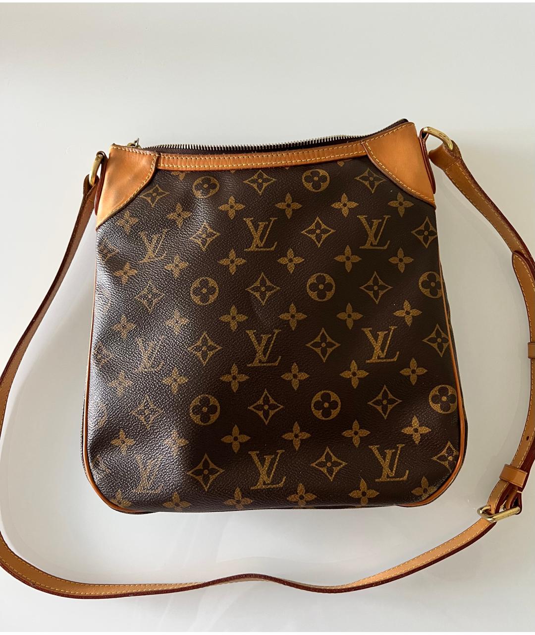 LOUIS VUITTON Коричневая сумка через плечо, фото 3