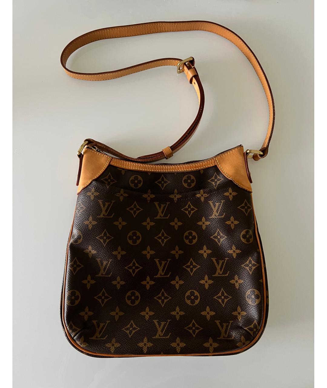 LOUIS VUITTON Коричневая сумка через плечо, фото 7