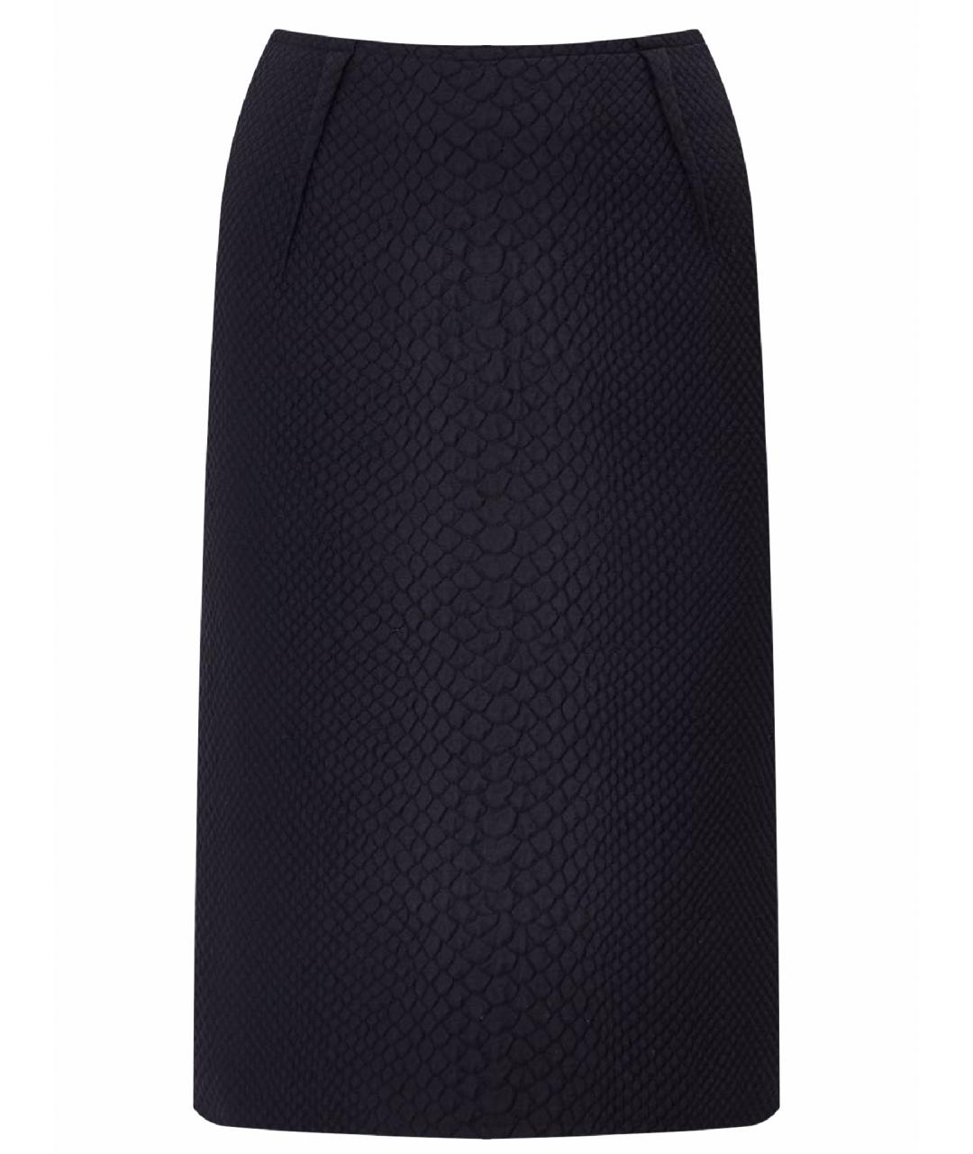 LANVIN Черная полиэстеровая юбка миди, фото 1