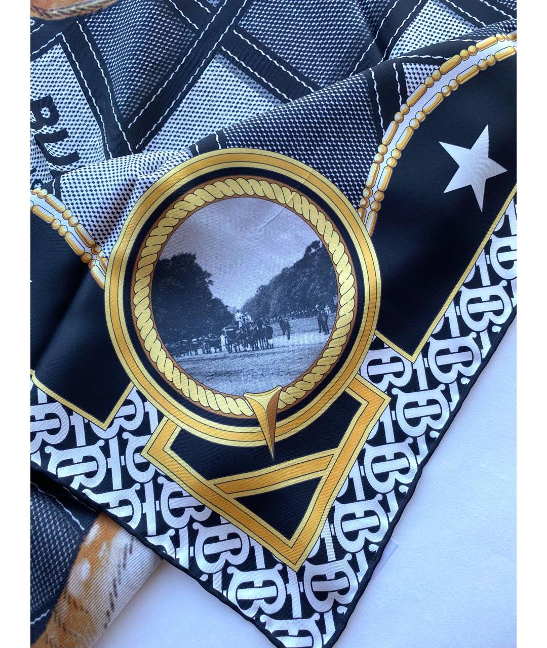 BURBERRY Мульти шелковый платок, фото 5