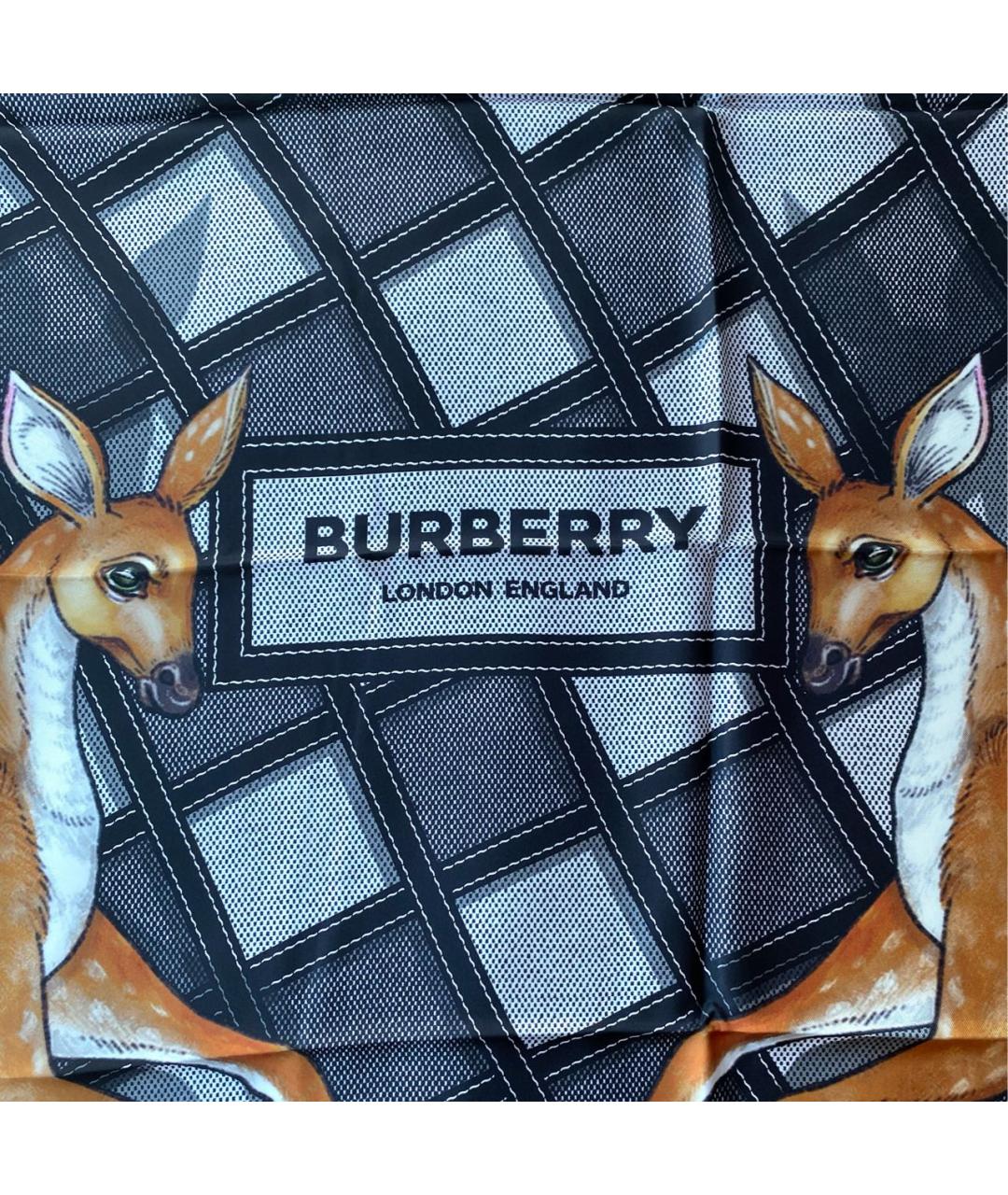 BURBERRY Мульти шелковый платок, фото 2