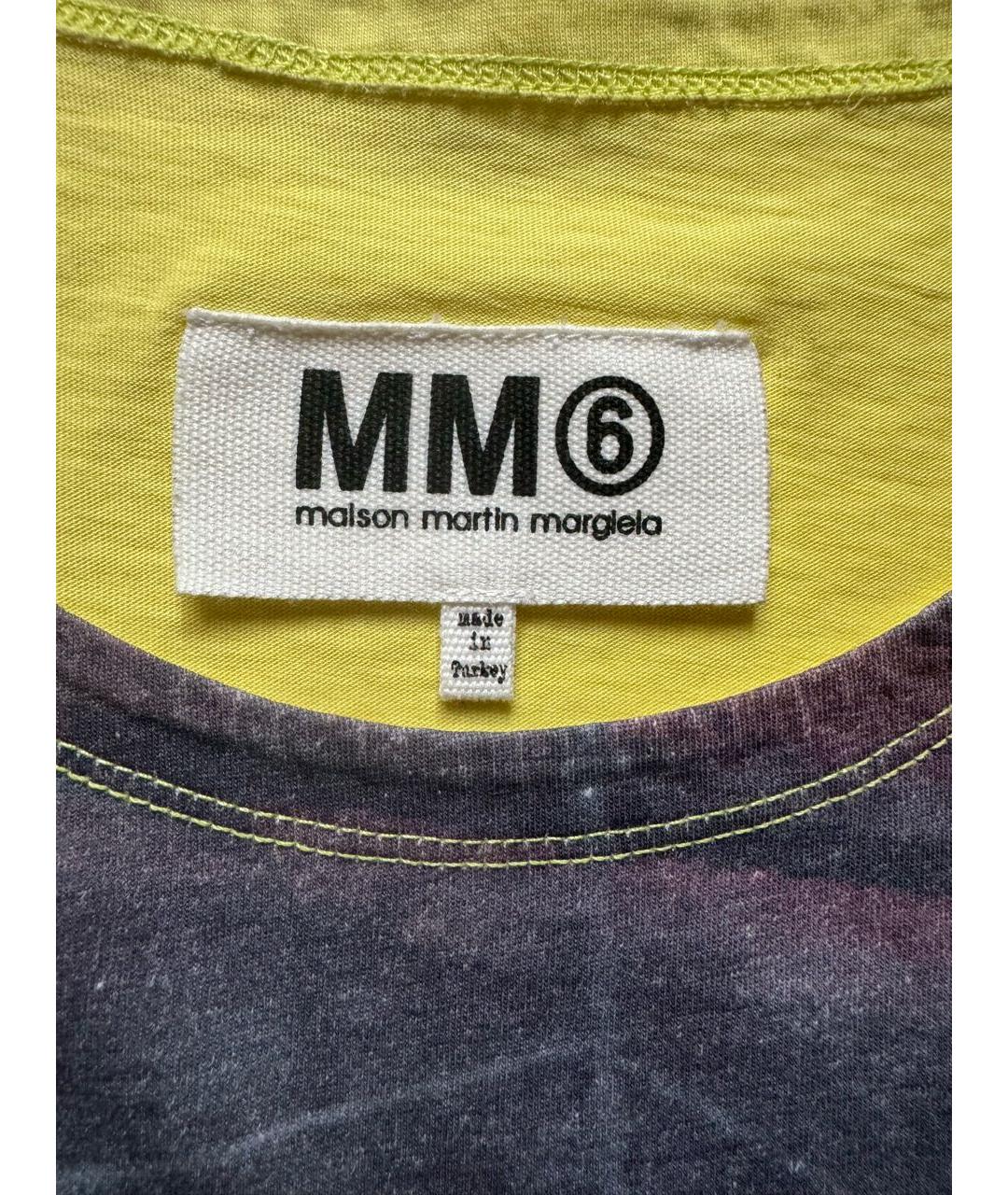 MM6 MAISON MARGIELA Мульти хлопковая футболка, фото 6