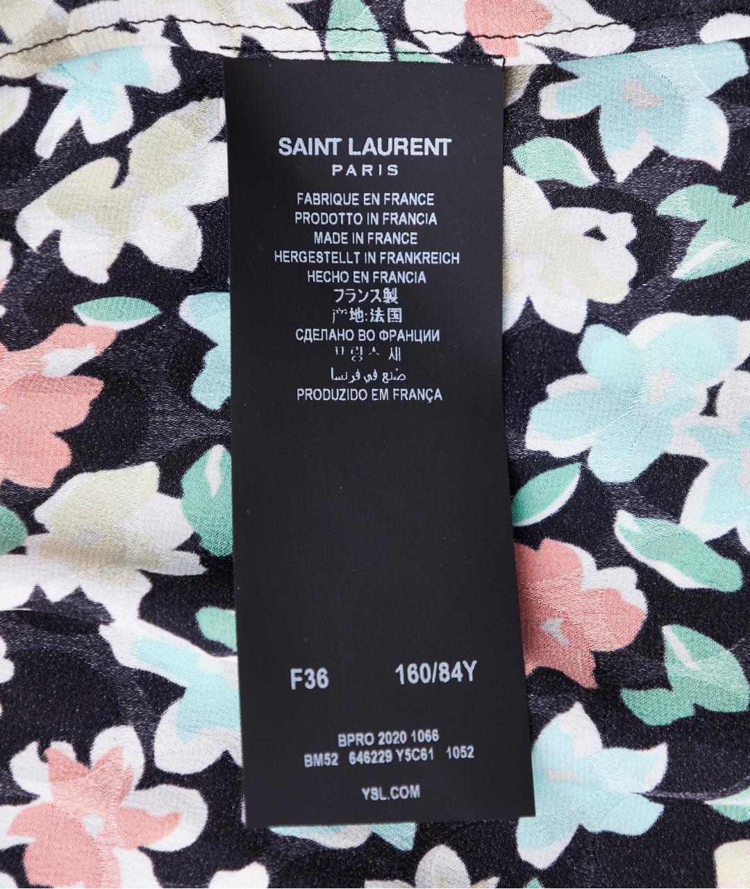 SAINT LAURENT Мульти блузы, фото 5
