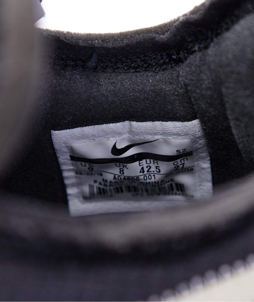 NIKE X OFF-WHITE Черные низкие кроссовки / кеды, фото 8