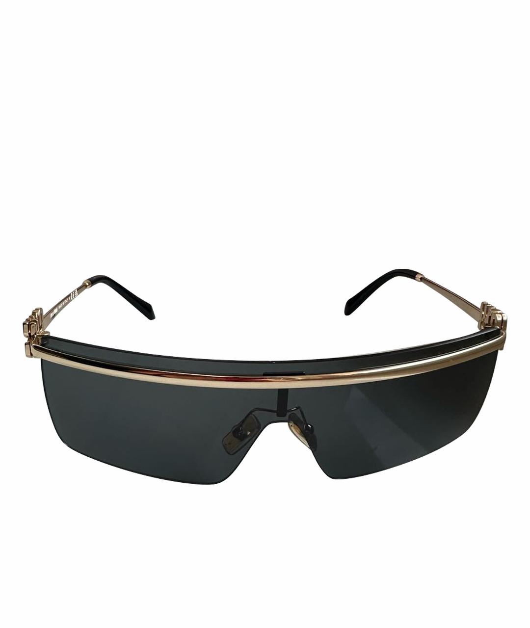 MIU MIU Темно-синие металлические солнцезащитные очки, фото 1