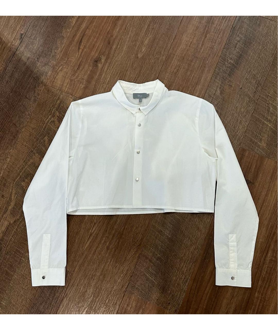 BABY DIOR Белая хлопковая рубашка/блузка, фото 6