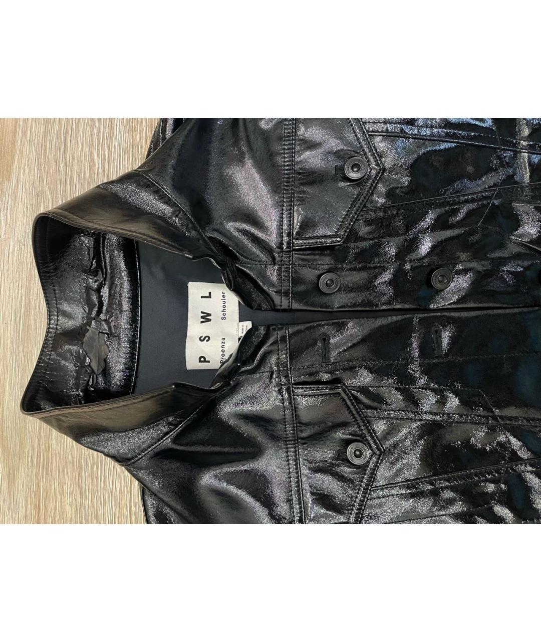 PROENZA SCHOULER Черная полиэстеровая куртка, фото 7