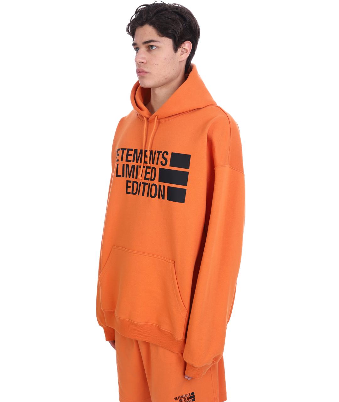 VETEMENTS Оранжевый хлопковый спортивный костюм, фото 8