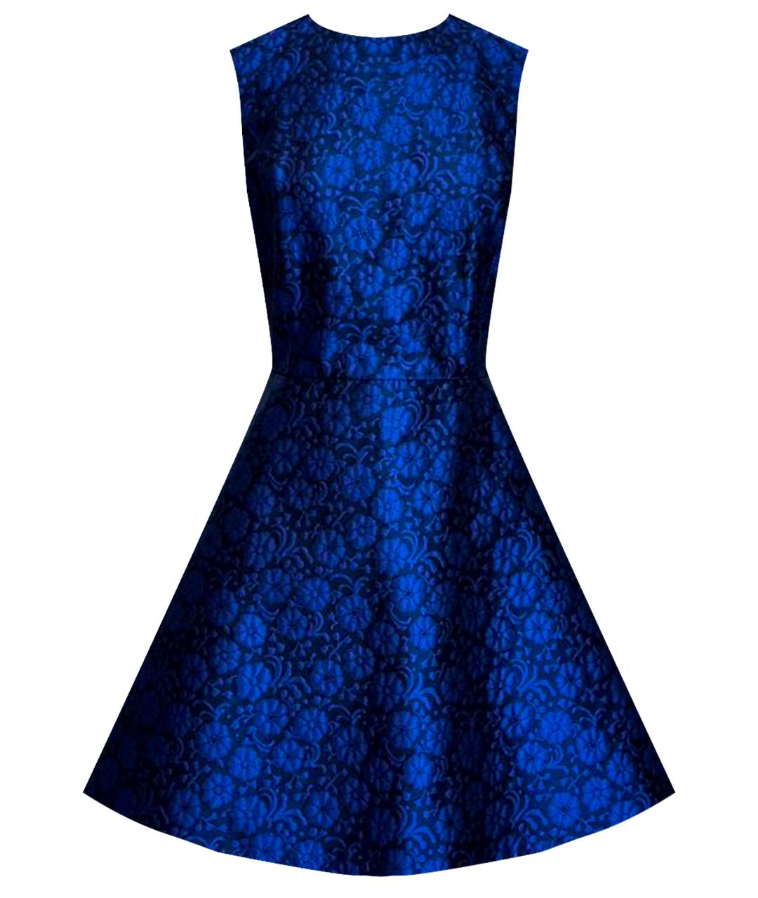 CHRISTIAN DIOR PRE-OWNED Синее коктейльное платье, фото 1