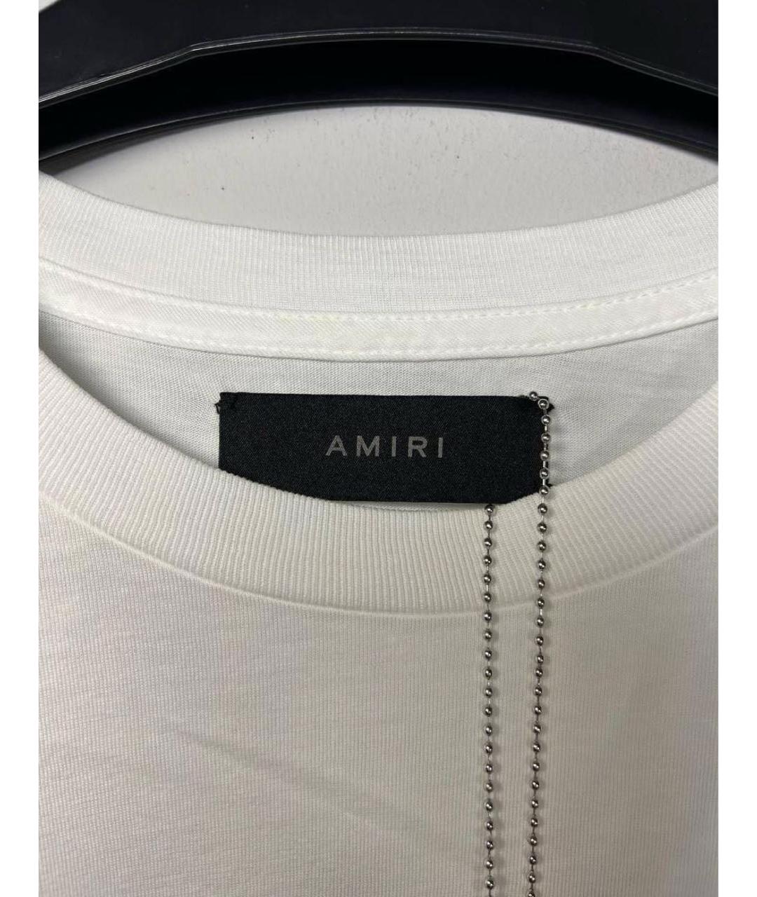 AMIRI Белая футболка, фото 3