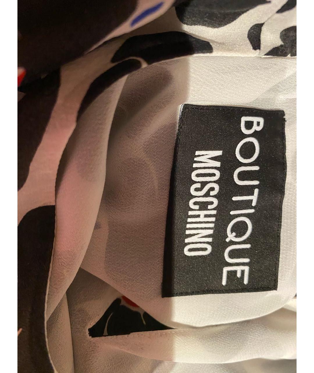 BOUTIQUE MOSCHINO Мульти полиэстеровое платье, фото 2