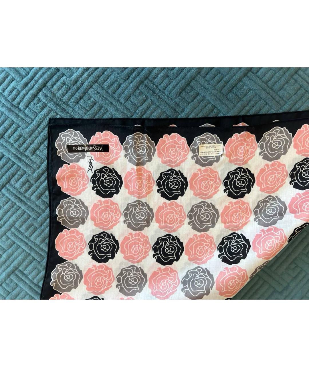 SAINT LAURENT Мульти хлопковый платок, фото 3