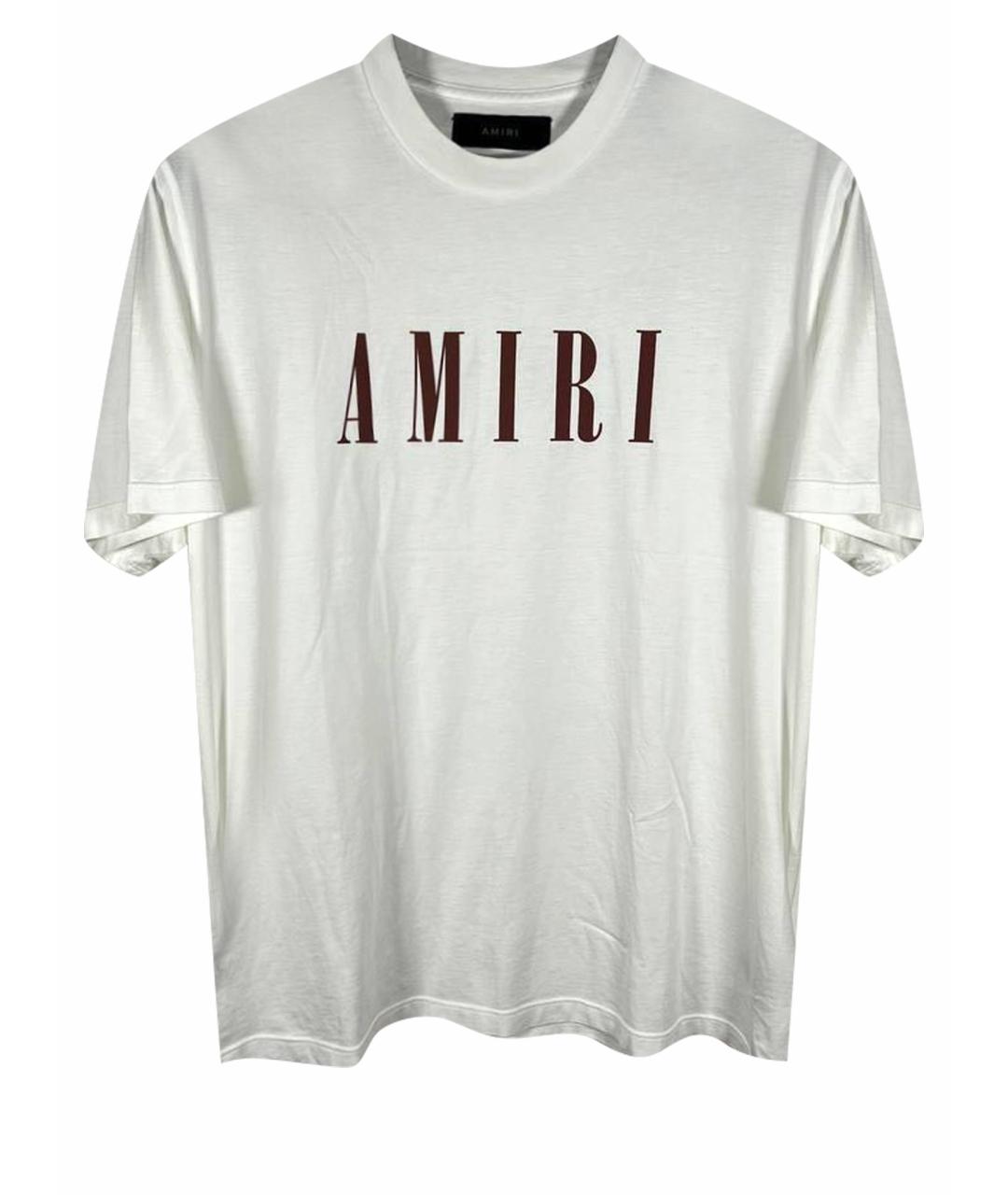 AMIRI Белая хлопковая футболка, фото 1