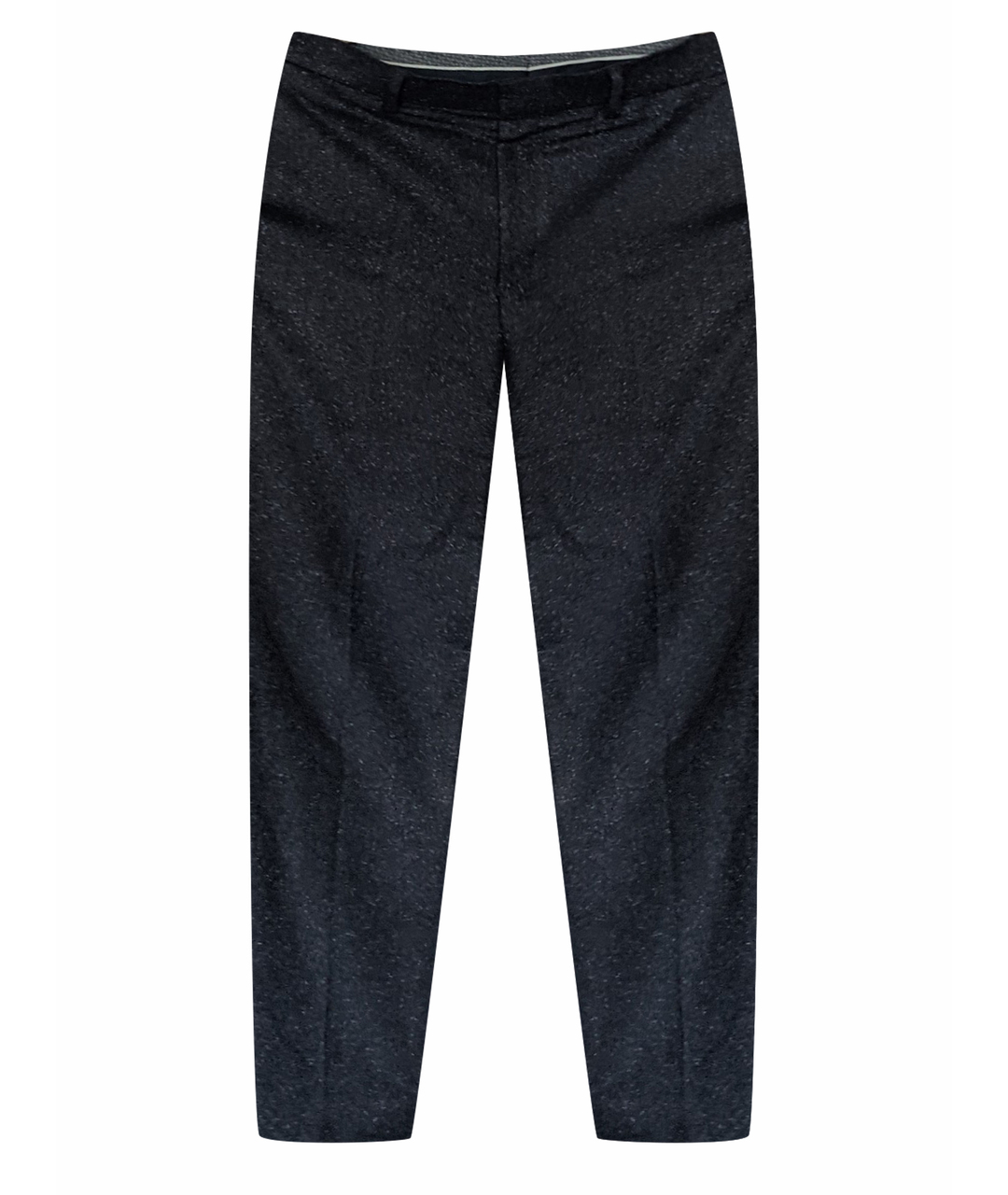 HUGO BOSS Темно-синие полиэстеровые классические брюки, фото 1