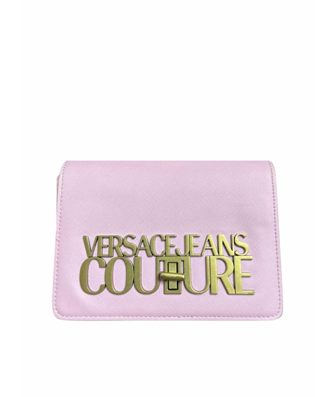 VERSACE JEANS COUTURE Розовая сумка через плечо, фото 1