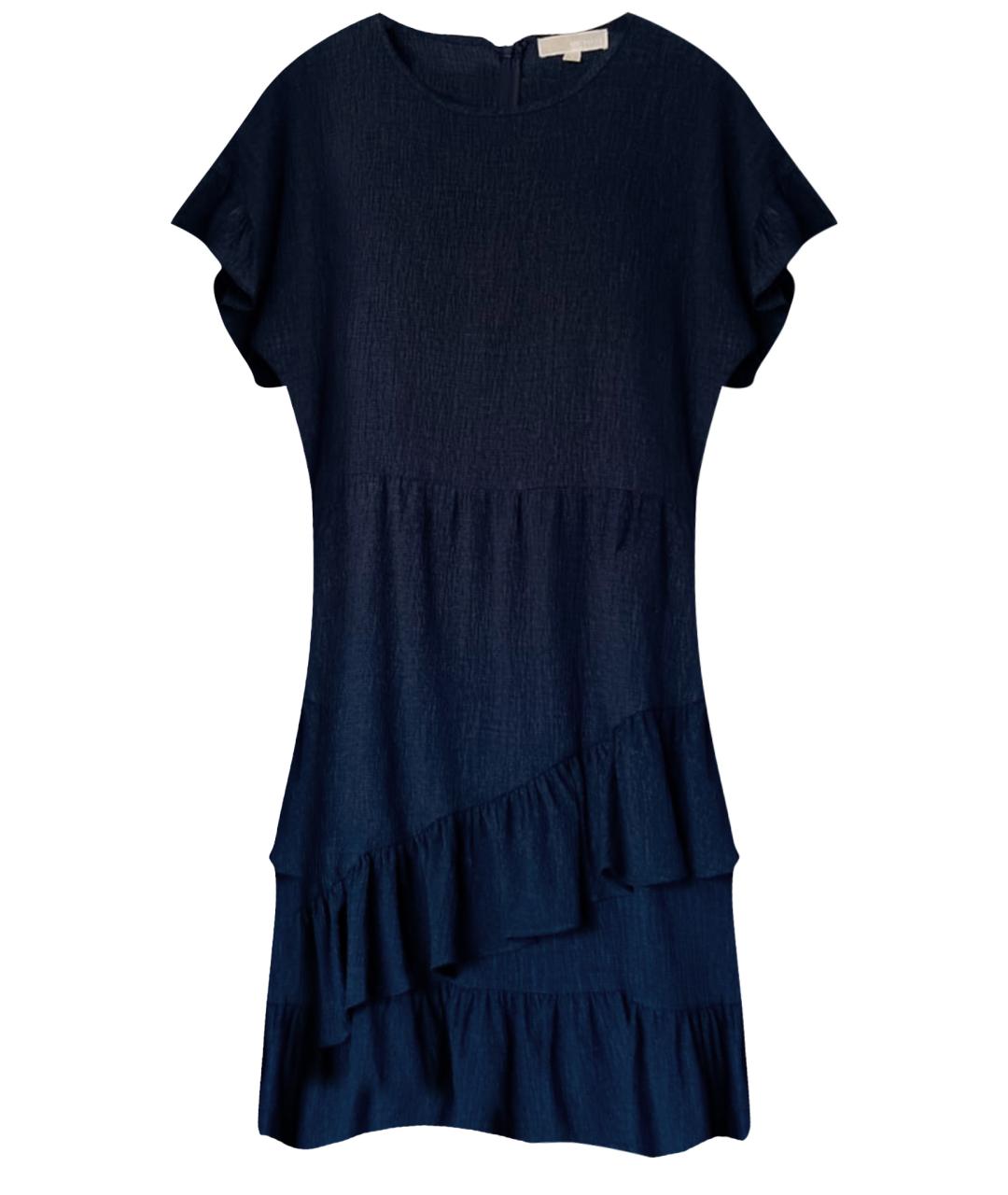 MICHAEL MICHAEL KORS Темно-синее вискозное повседневное платье, фото 1
