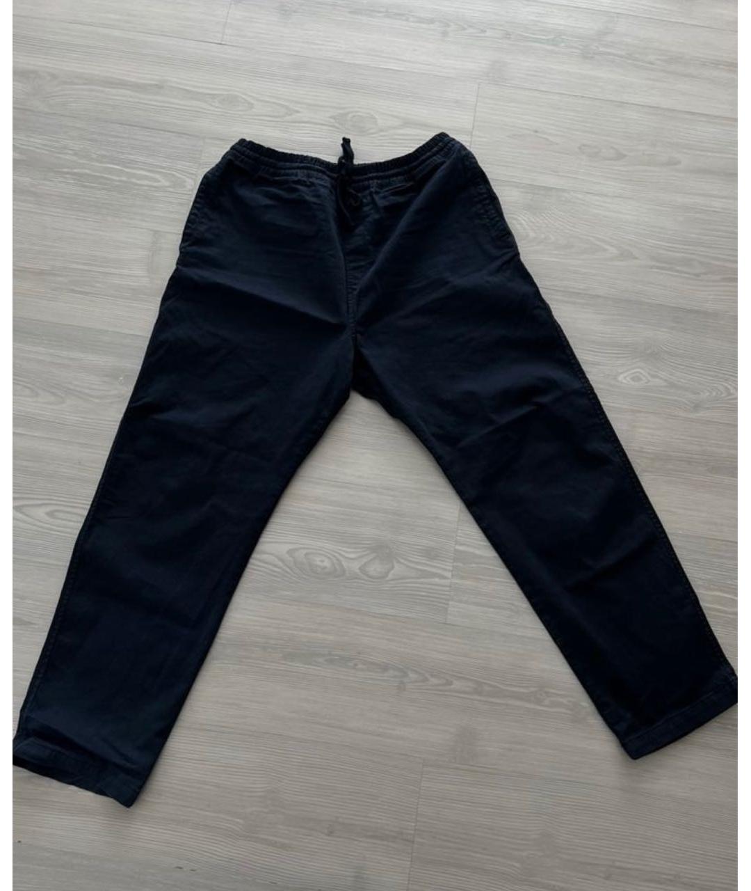CARHARTT WIP Темно-синие деним повседневные брюки, фото 5