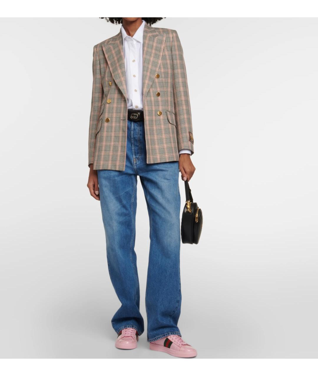 GUCCI Розовые кеды, фото 6