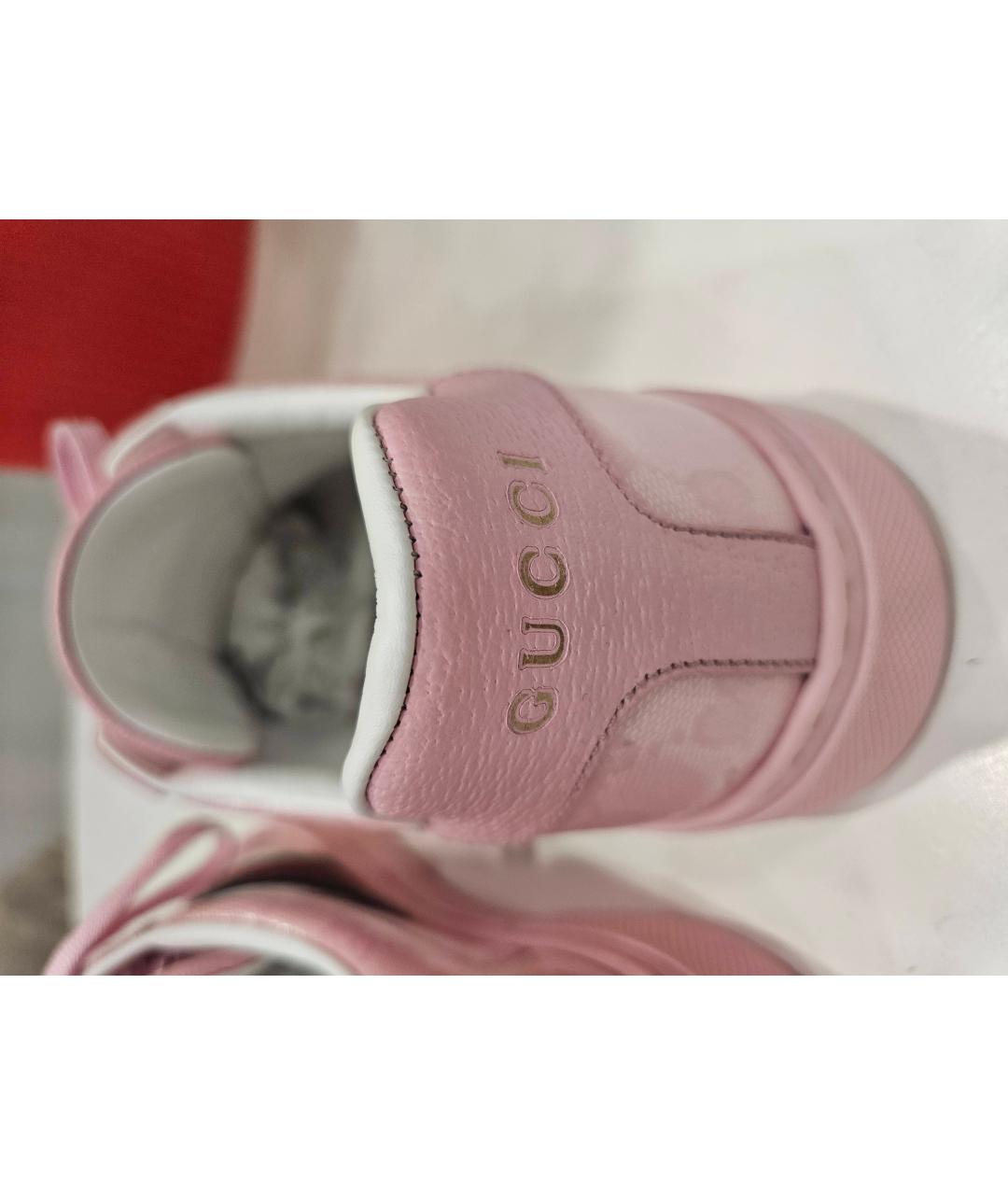 GUCCI Розовые кеды, фото 9