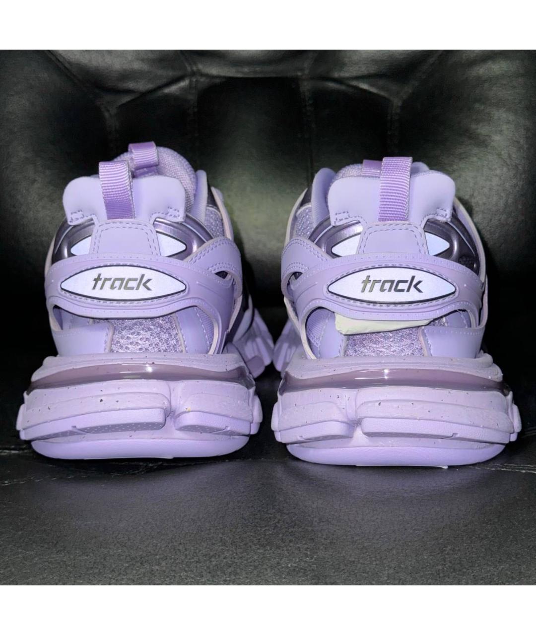 BALENCIAGA Фиолетовые текстильные кроссовки, фото 2