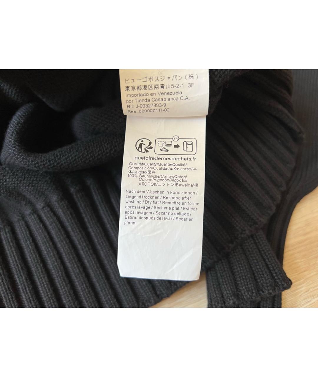 HUGO BOSS Бежевый хлопковый джемпер / свитер, фото 6