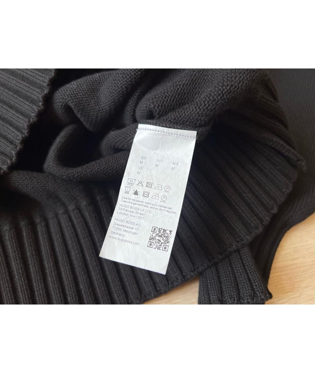HUGO BOSS Бежевый хлопковый джемпер / свитер, фото 5