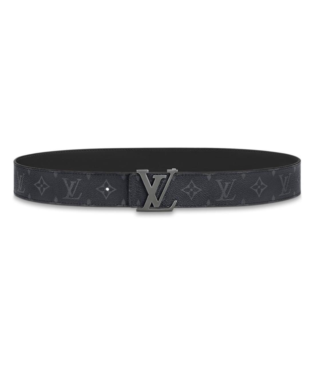 LOUIS VUITTON Антрацитовый ремень, фото 2