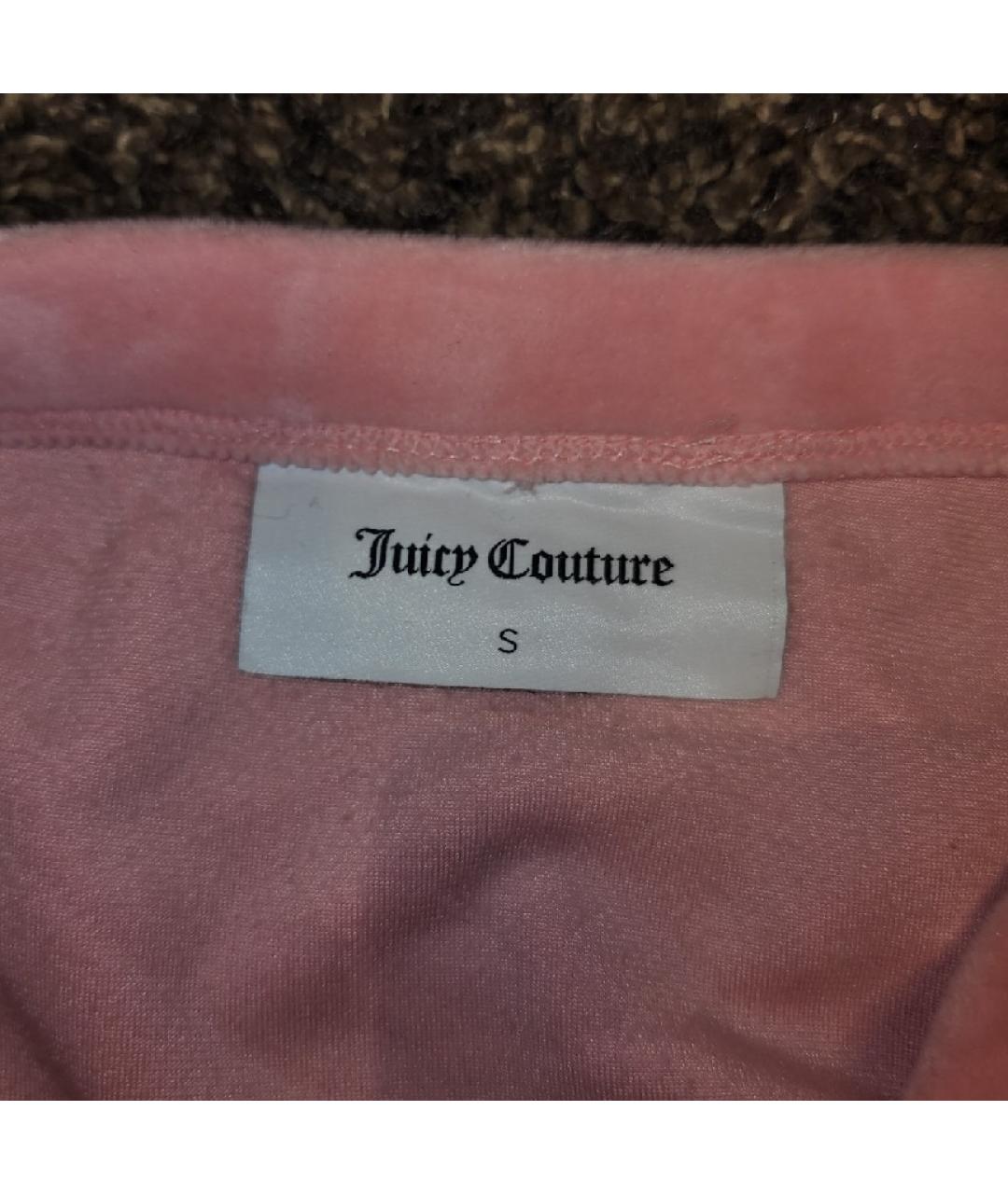 JUICY COUTURE Розовая полиэстеровая майка, фото 2