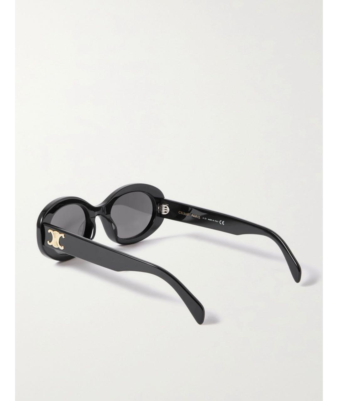 CELINE PRE-OWNED Черные солнцезащитные очки, фото 2
