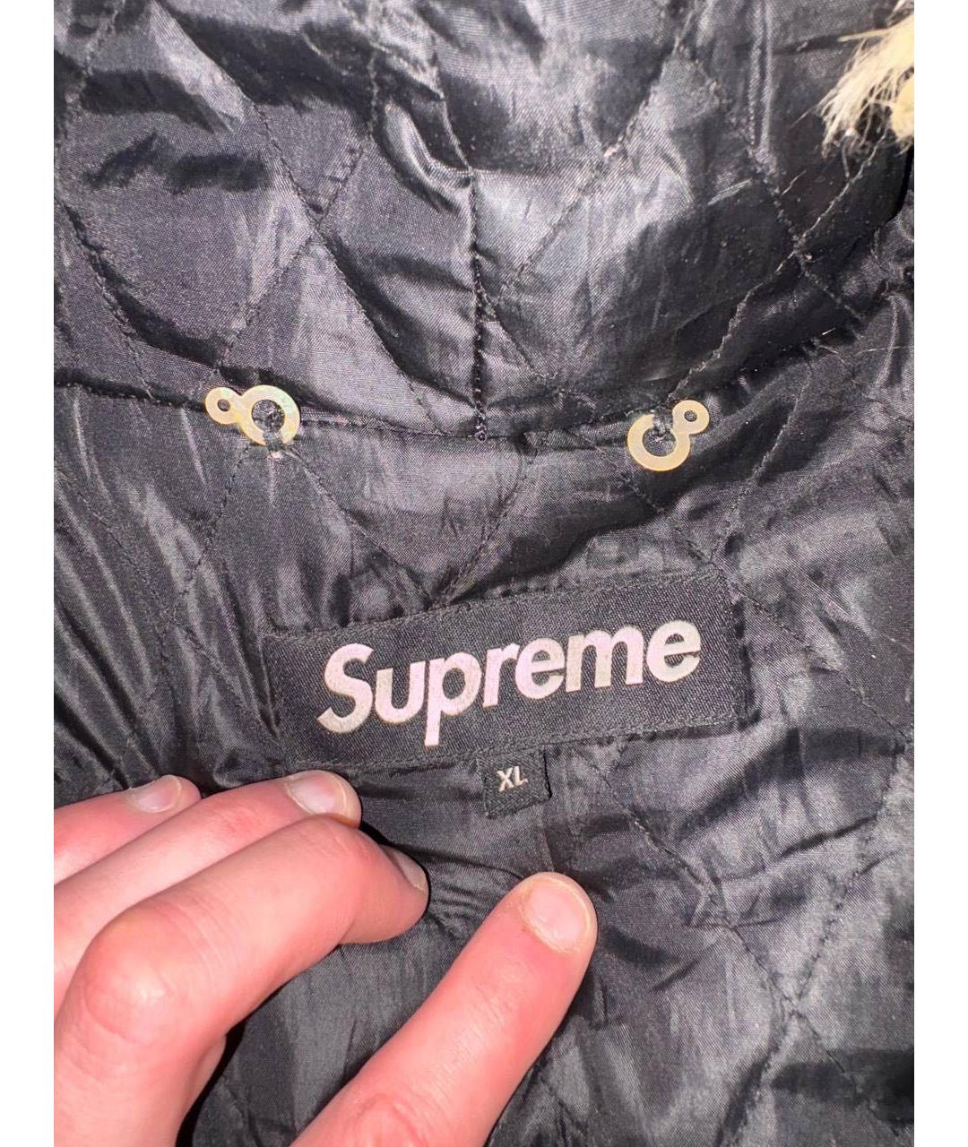 SUPREME Красная меховая дубленка/шуба, фото 2