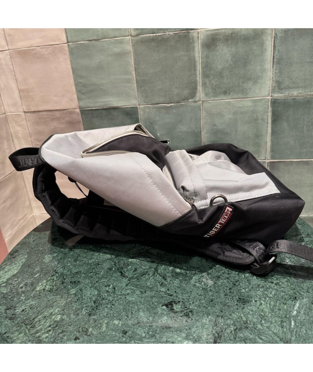 PLEIN SPORT Черный синтетический рюкзак, фото 5