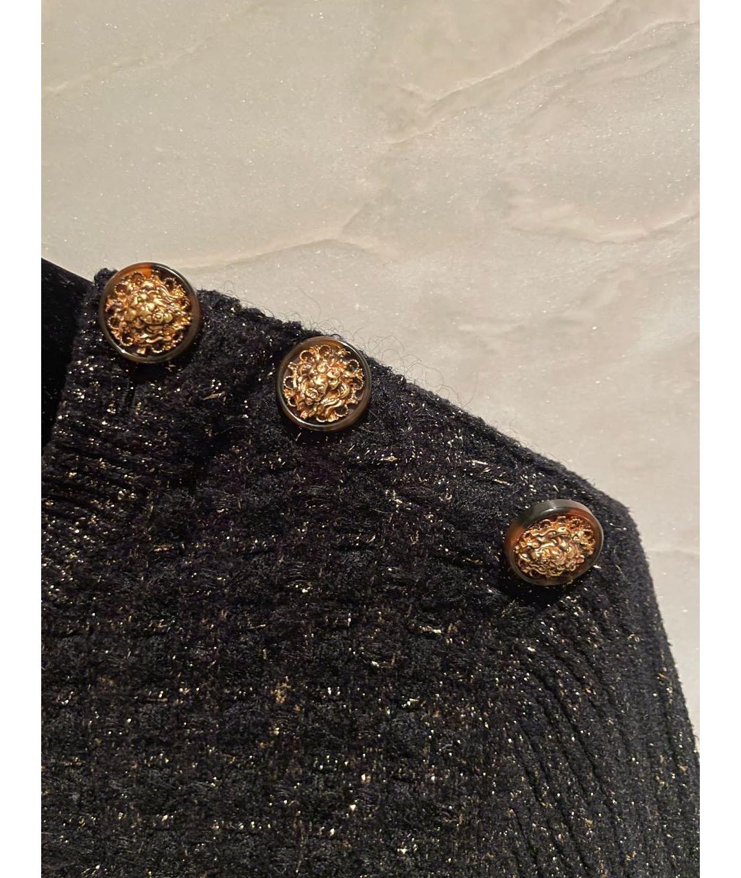 CHANEL PRE-OWNED Черный вискозный джемпер / свитер, фото 2