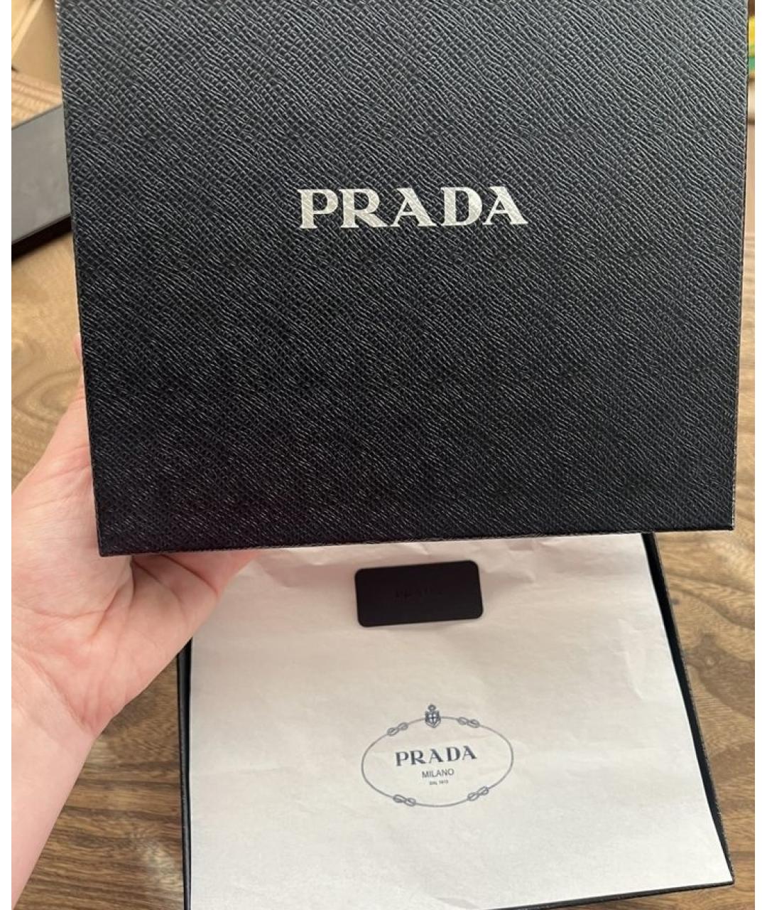 PRADA Хаки ободок, фото 6