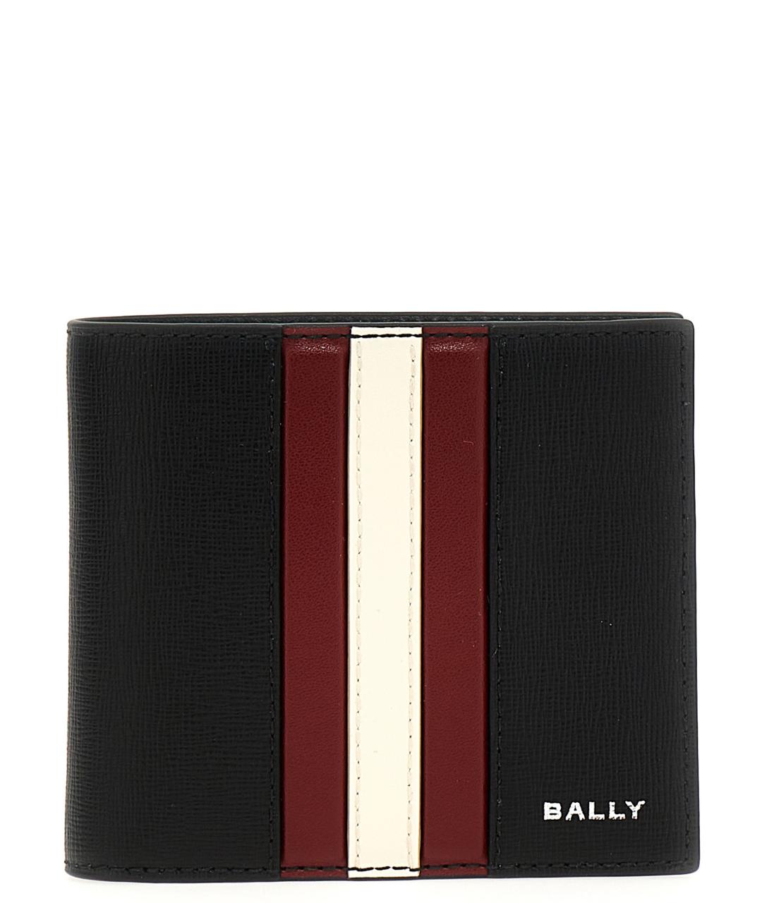 BALLY Черный кожаный кошелек, фото 1