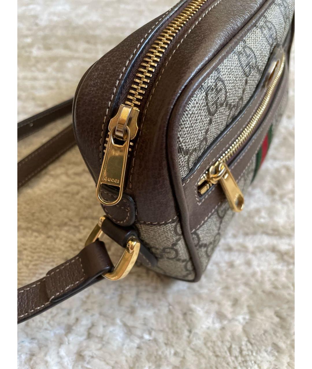 GUCCI Коричневая сумка через плечо, фото 2