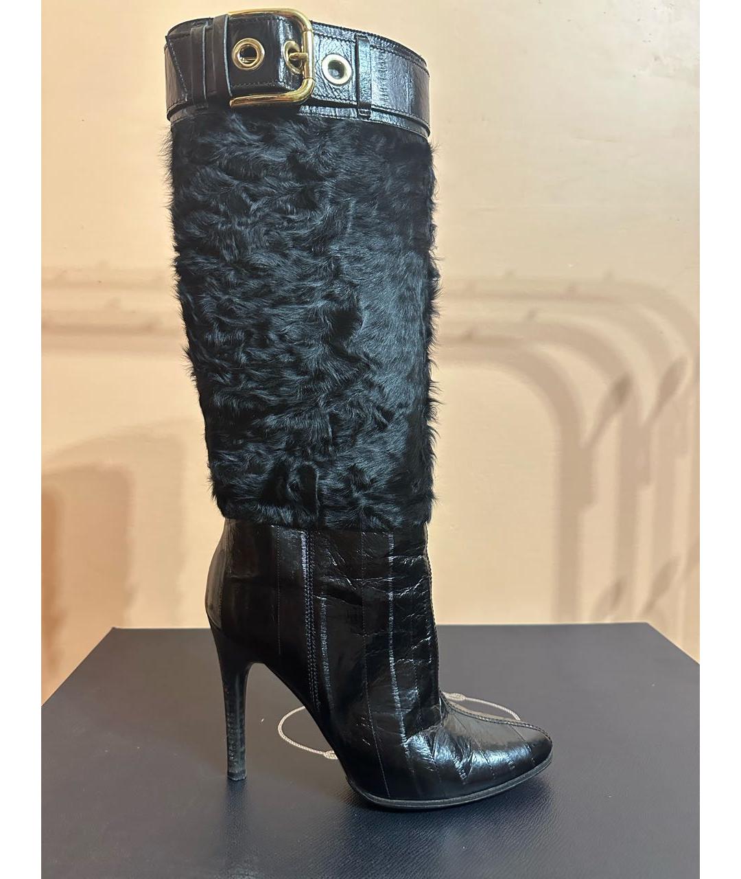 DOLCE&GABBANA Черные сапоги, фото 7