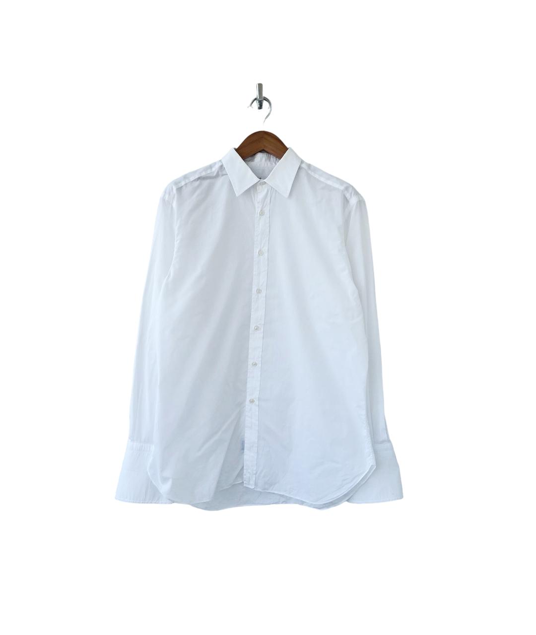 BRIONI Белая хлопковая классическая рубашка, фото 6