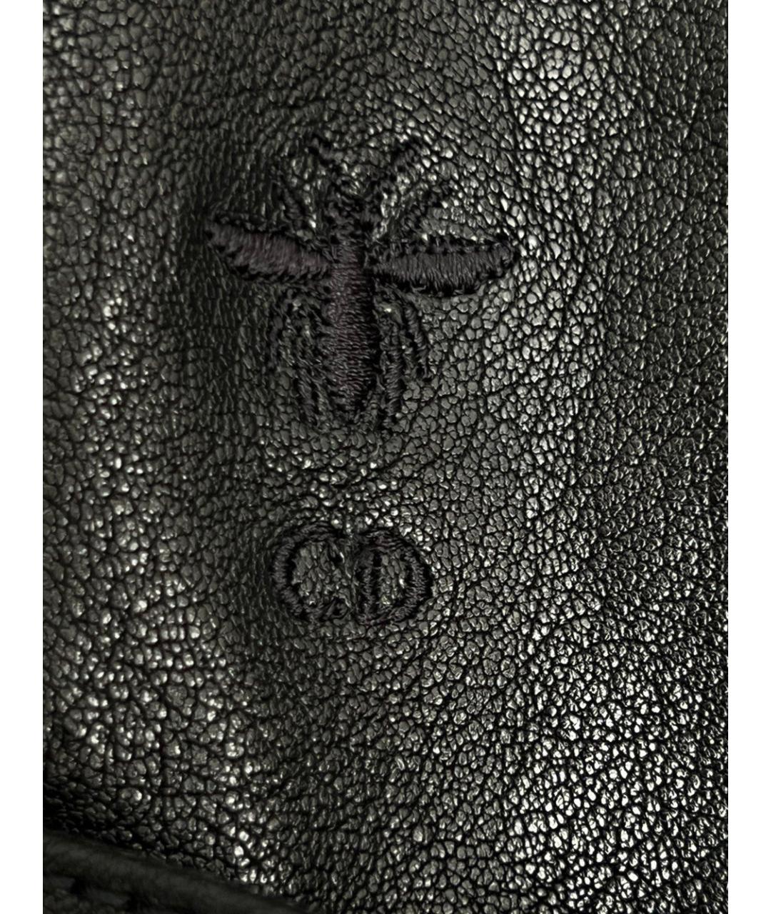 CHRISTIAN DIOR Черный кожаный комбинезон, фото 8