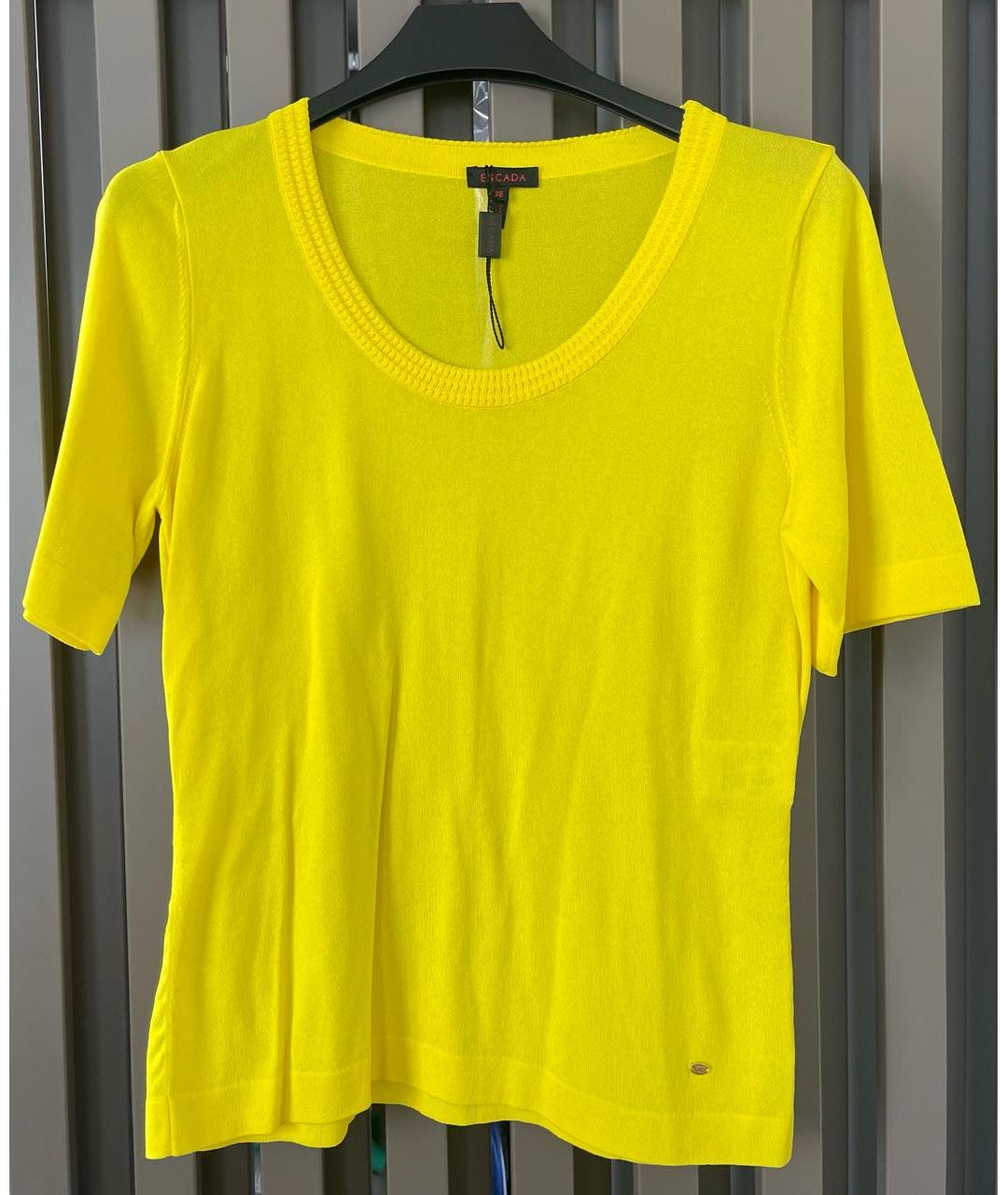 ESCADA Желтая футболка, фото 6