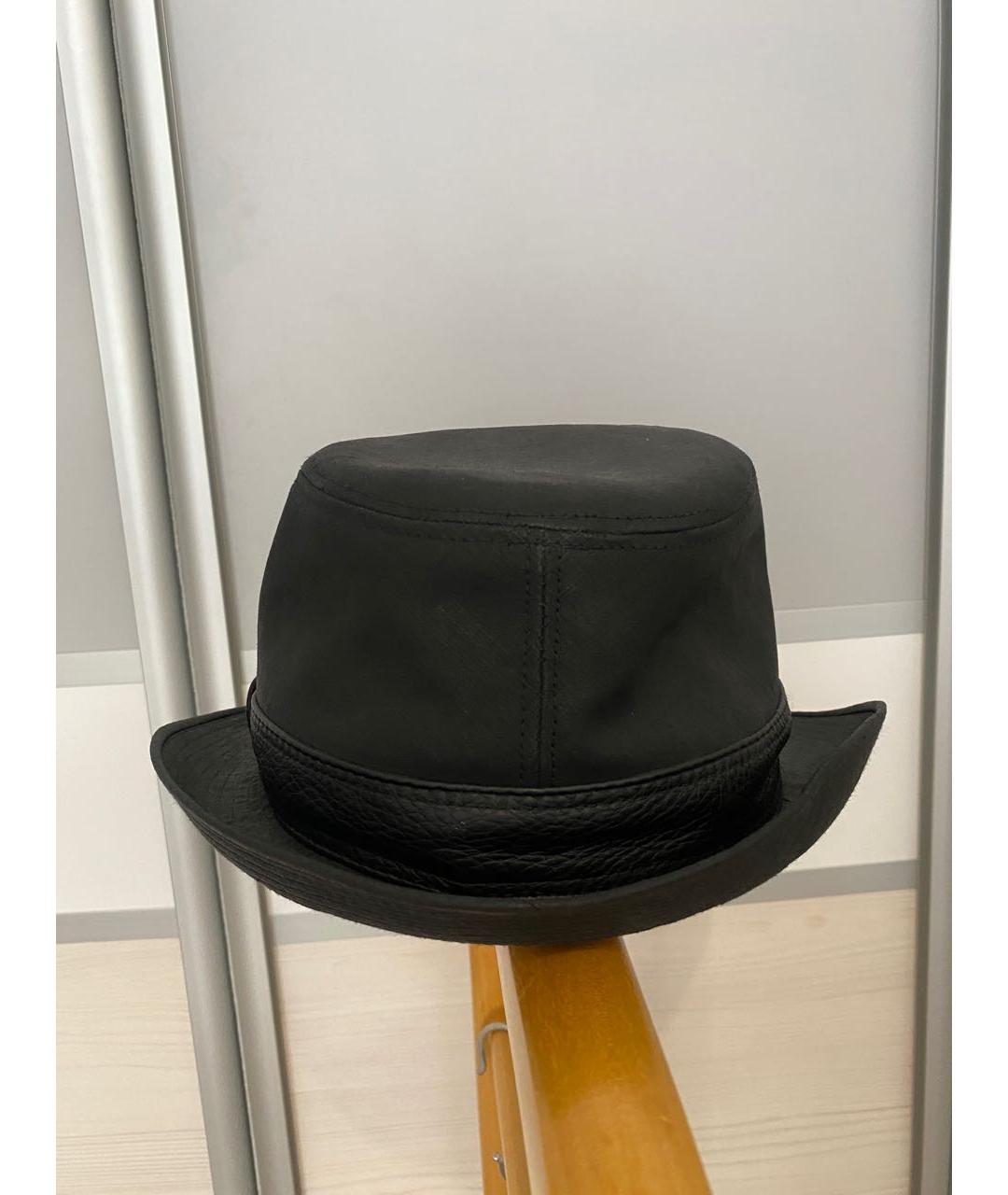 HERMES PRE-OWNED Черная льняная шляпа, фото 3