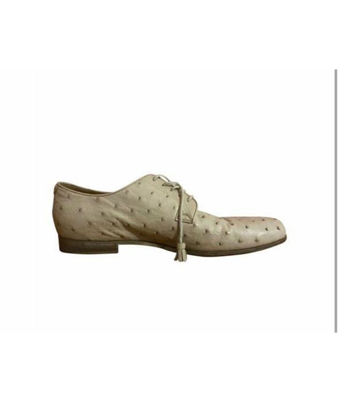 GUCCI Белые туфли из экзотической кожи, фото 1
