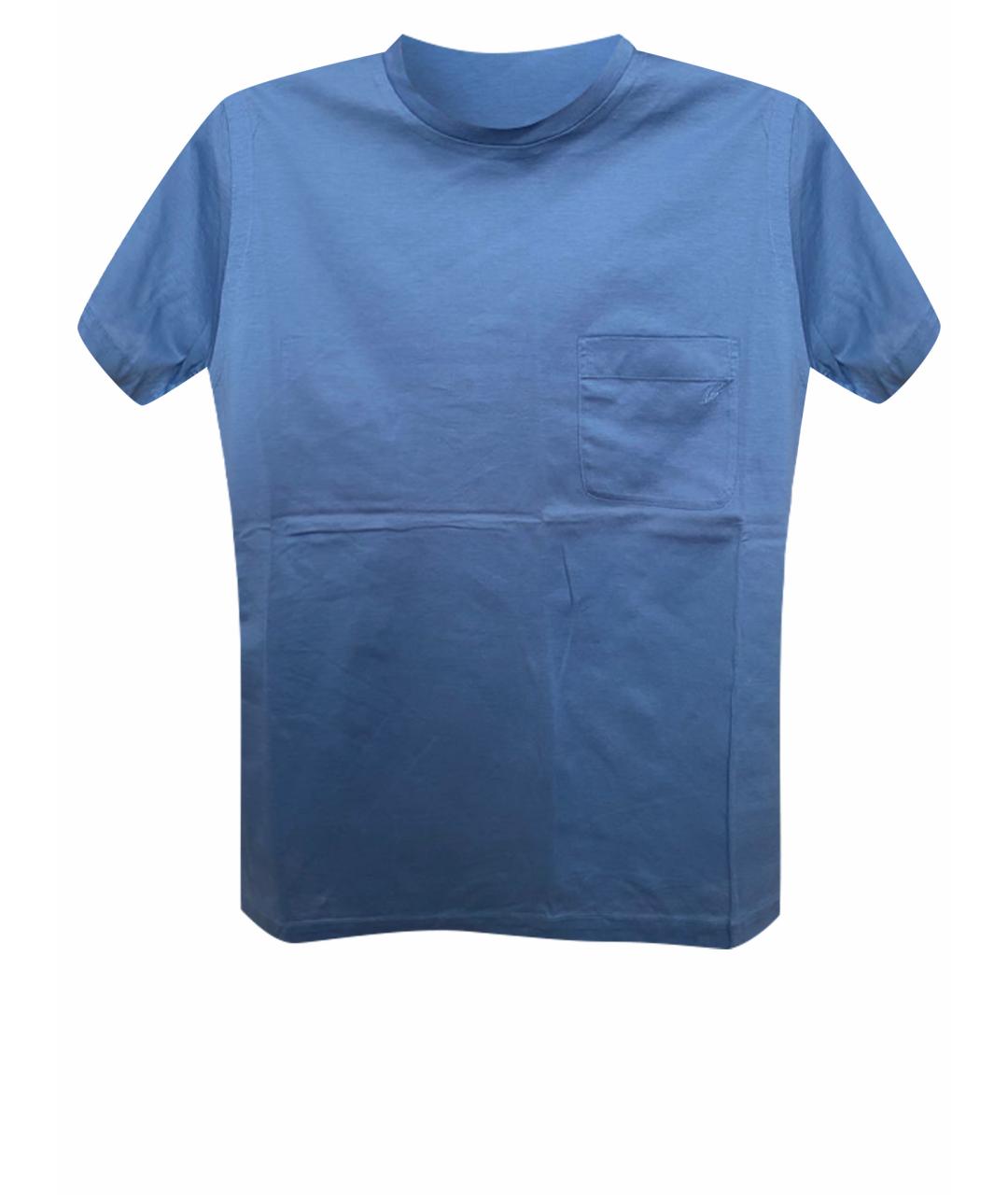 BRIONI Голубая футболка, фото 1