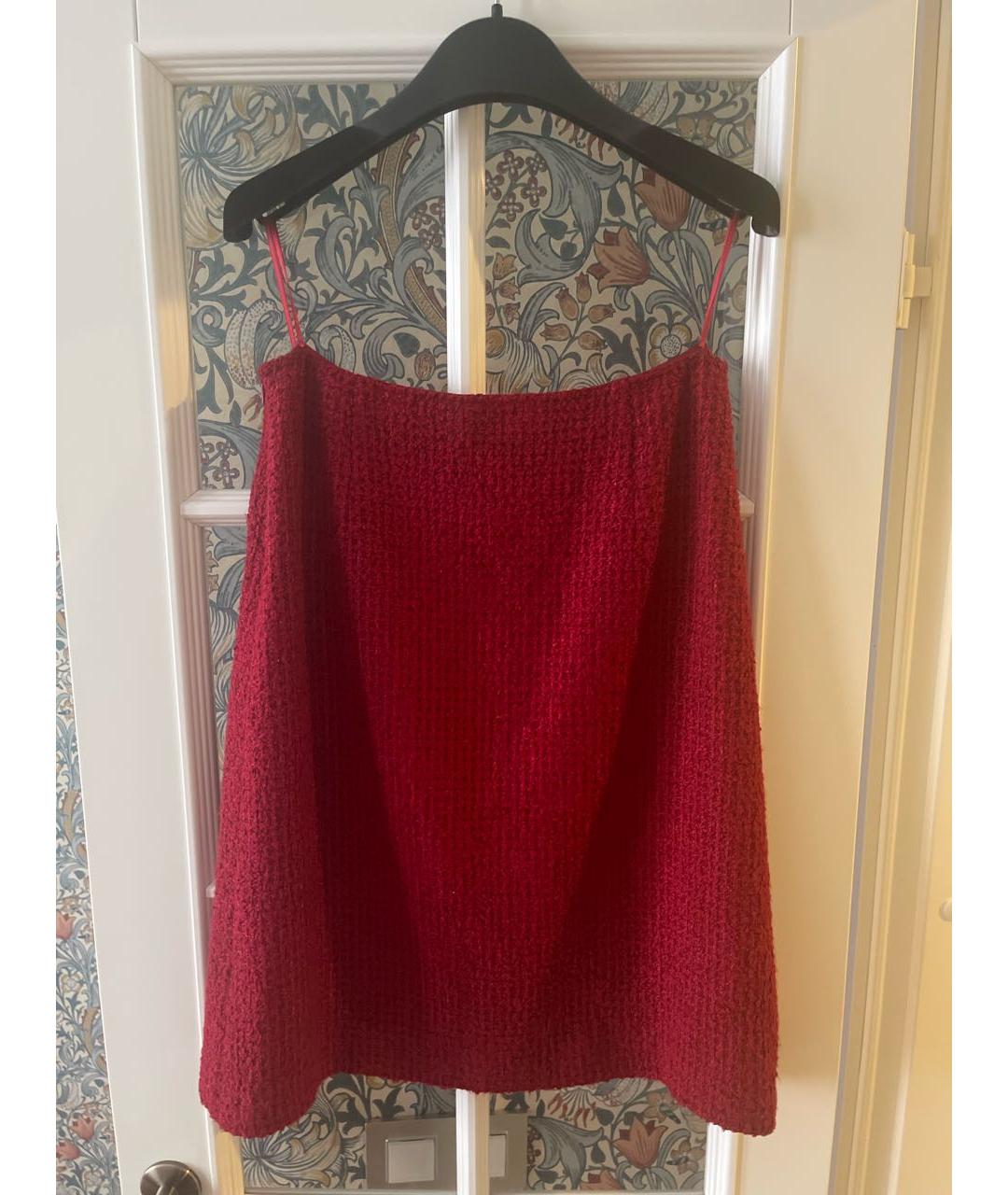 ESCADA Красный полиамидовый костюм с юбками, фото 4