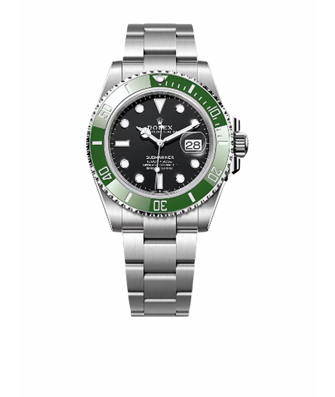 ROLEX Серебряные металлические часы, фото 1