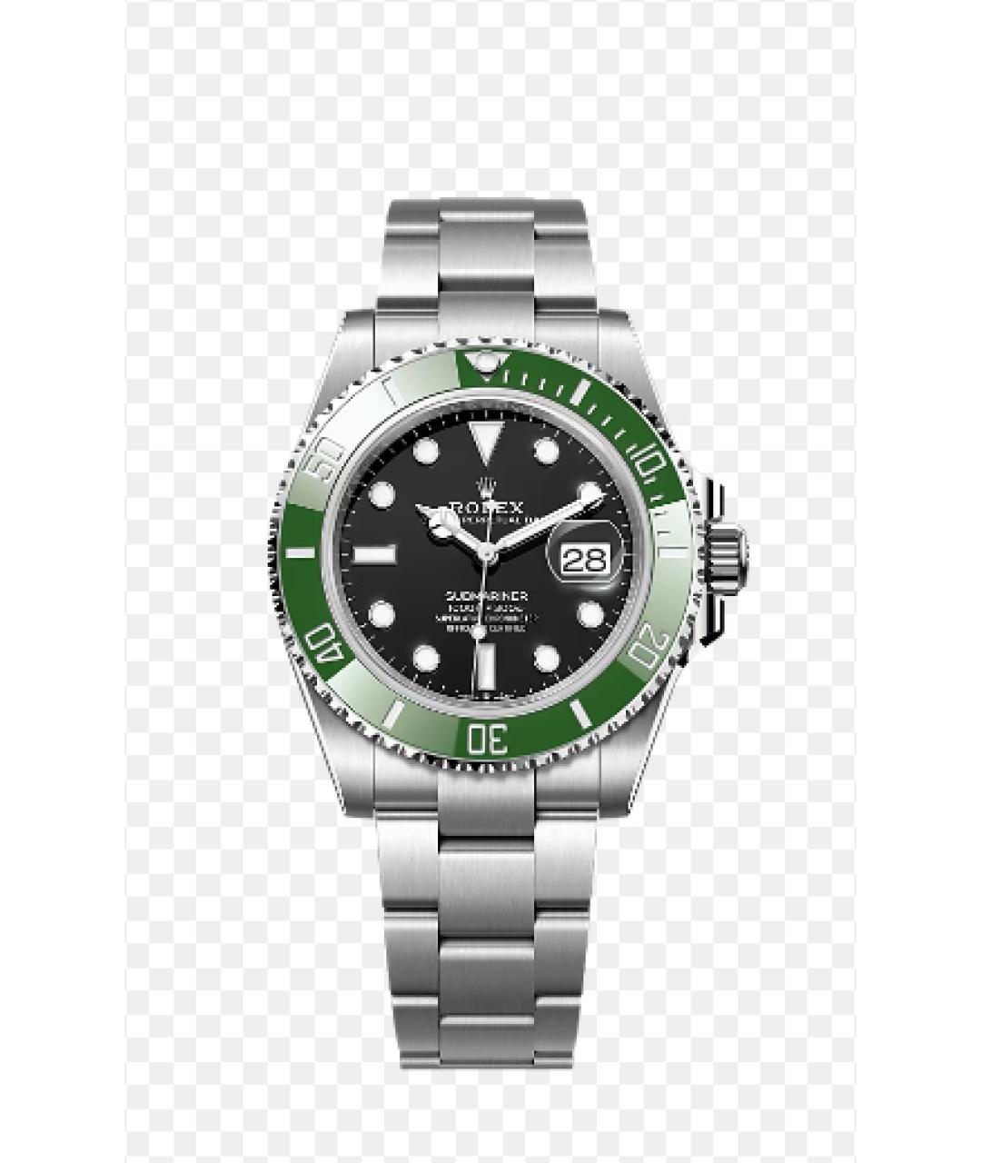 ROLEX Серебряные металлические часы, фото 4