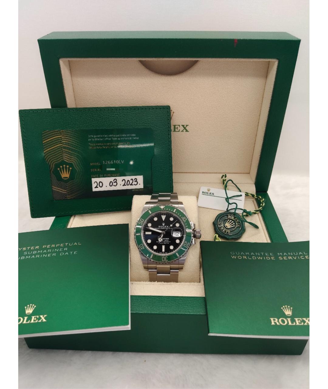 ROLEX Серебряные металлические часы, фото 2