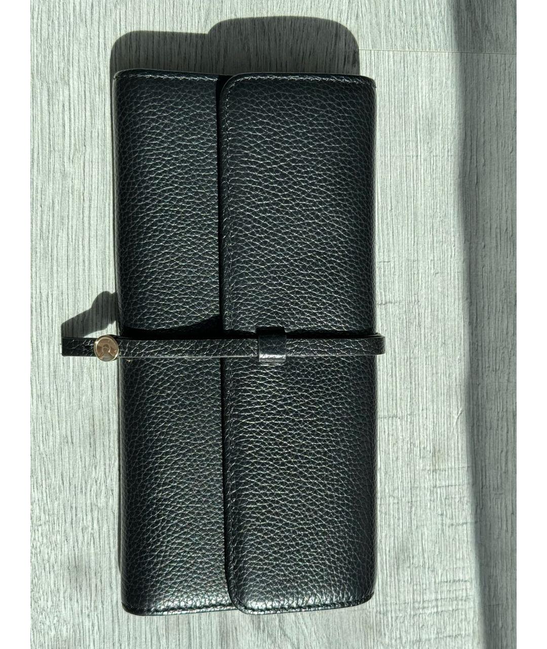 COCCINELLE Черный кожаный кошелек, фото 7