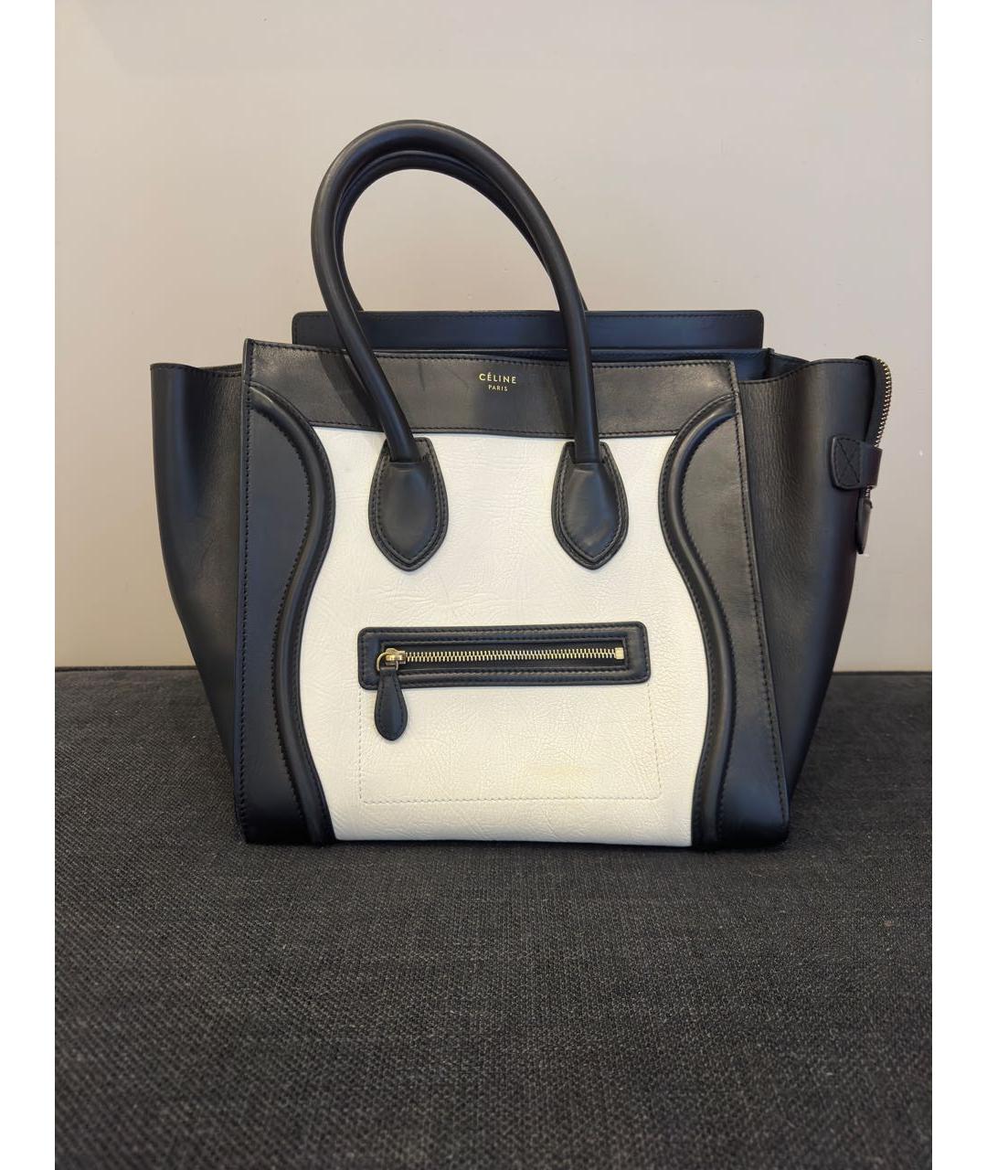 CELINE PRE-OWNED Кожаная сумка с короткими ручками, фото 5