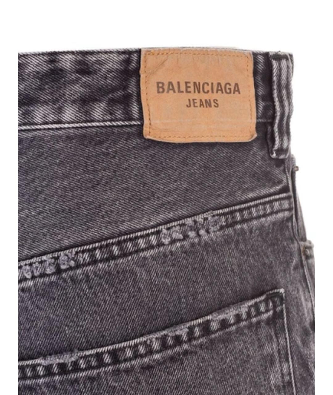 BALENCIAGA Черные хлопковые шорты, фото 4